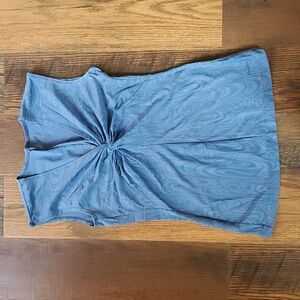 Patagonia Bandha Top Criss Cross Moisture wicking yoga top, Blue